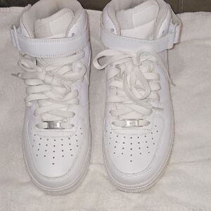 White High-Top Sneakers